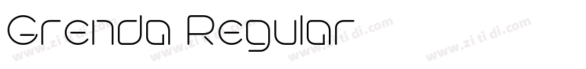 Grenda Regular字体转换 Grenda Regular字体转换